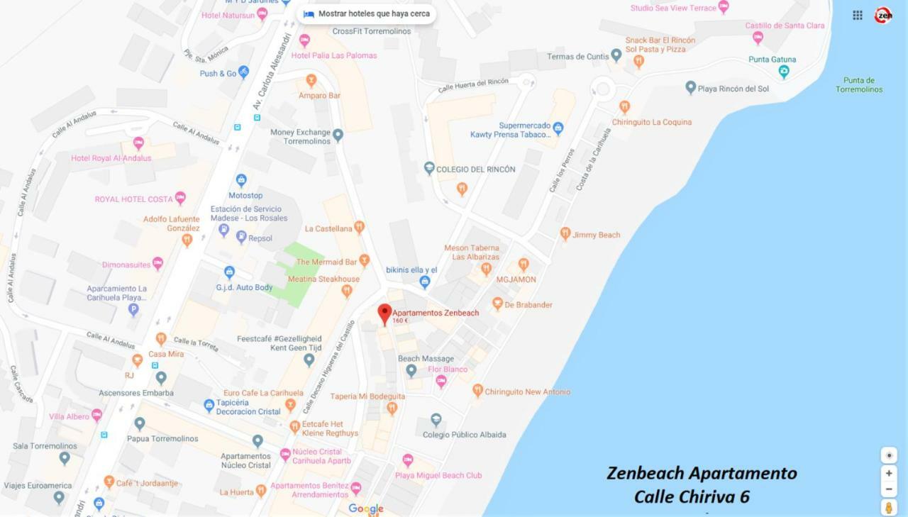 Zenbeach 1A Playa Carihuela Torremolinos Exterior foto